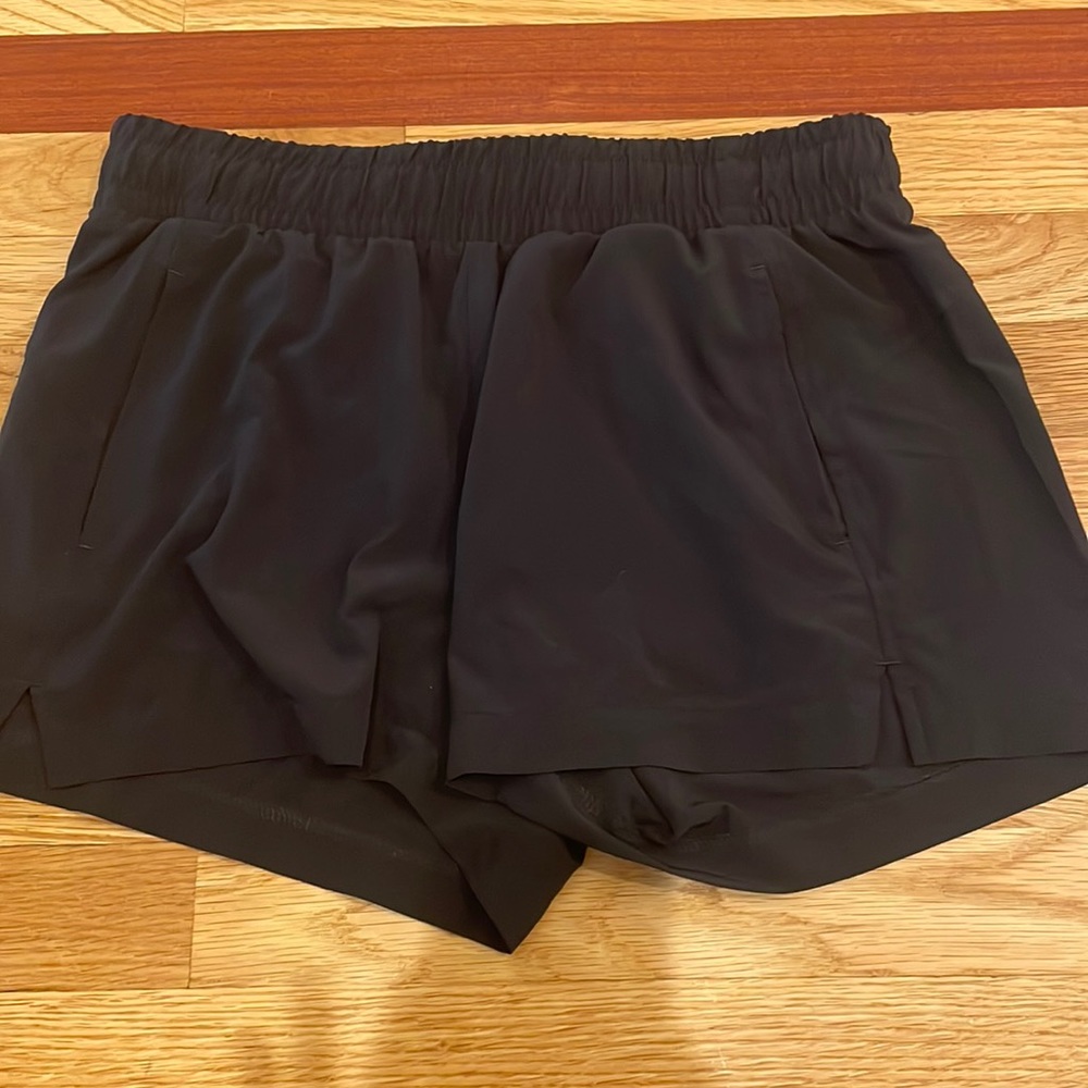 Zella black workout shorts